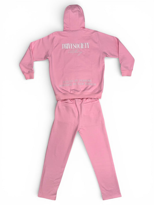 'DriveSociety-Racing' Tracksuit Babypink