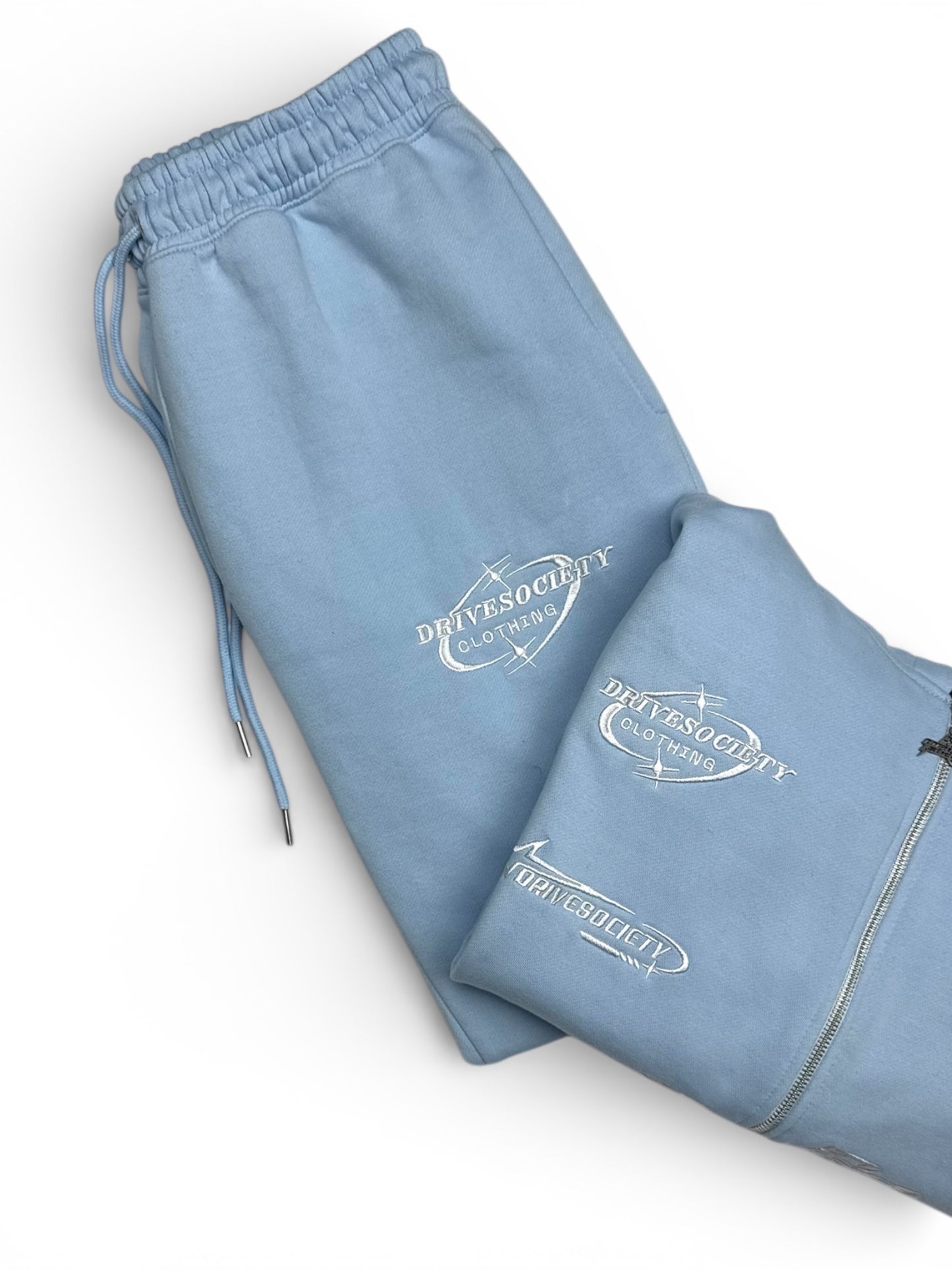 'DriveSociety-Racing' Tracksuit Babyblau