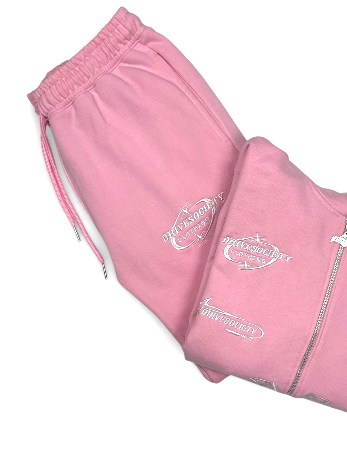 'DriveSociety-Racing' Tracksuit Babypink